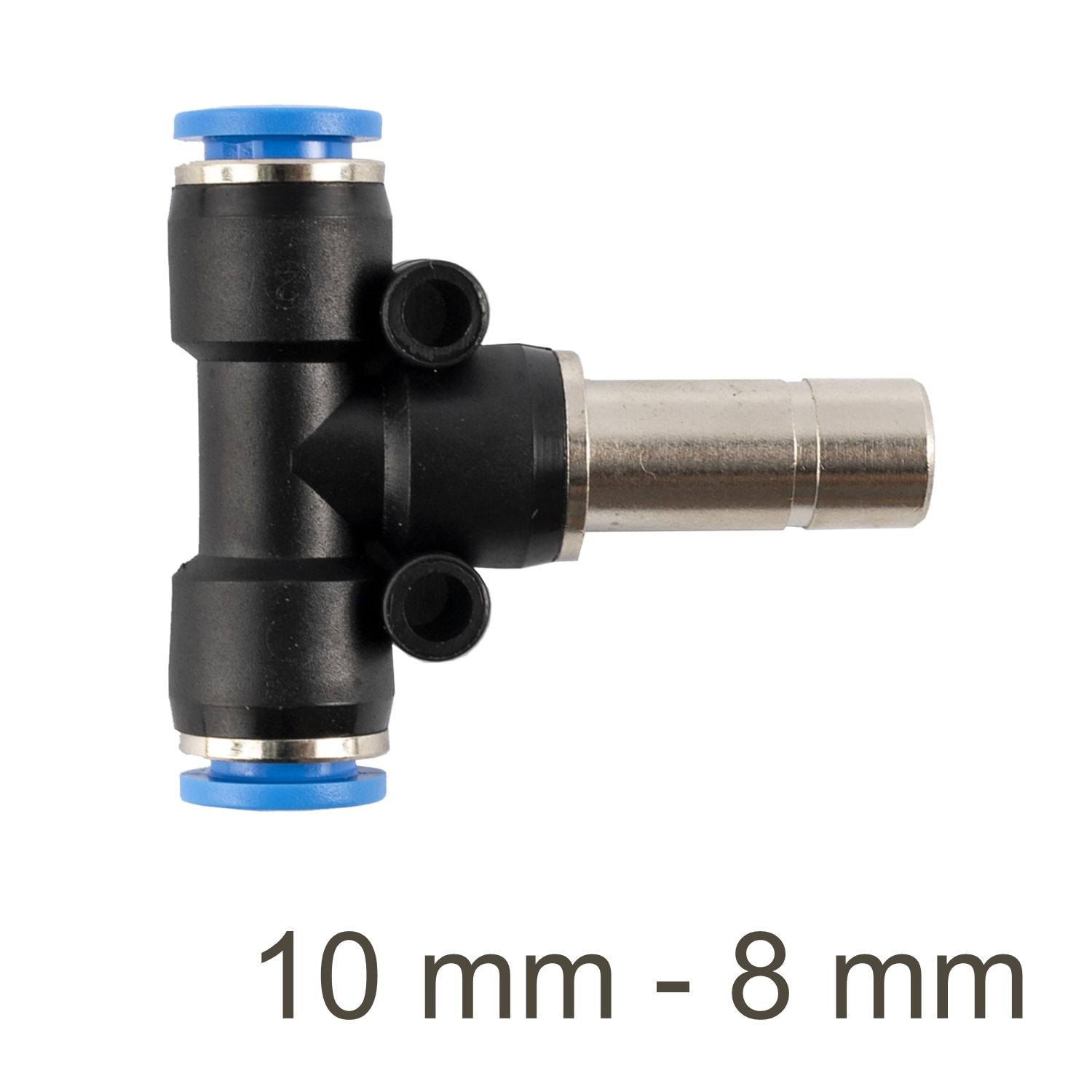 Red. Insert T-joint Pu 10mm - 8mm